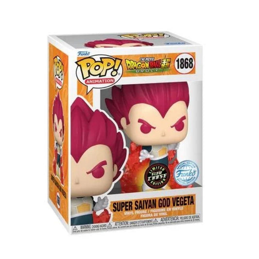 Funko Pop! Dragon Ball - Vegeta Super Saiyan God GITD Chase (Special Edition)