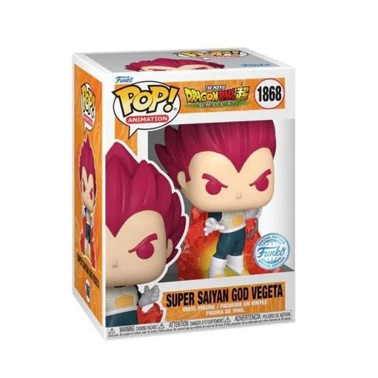Funko Pop! Dragon Ball - Vegeta Super Saiyan God 1868 (Special Edition)