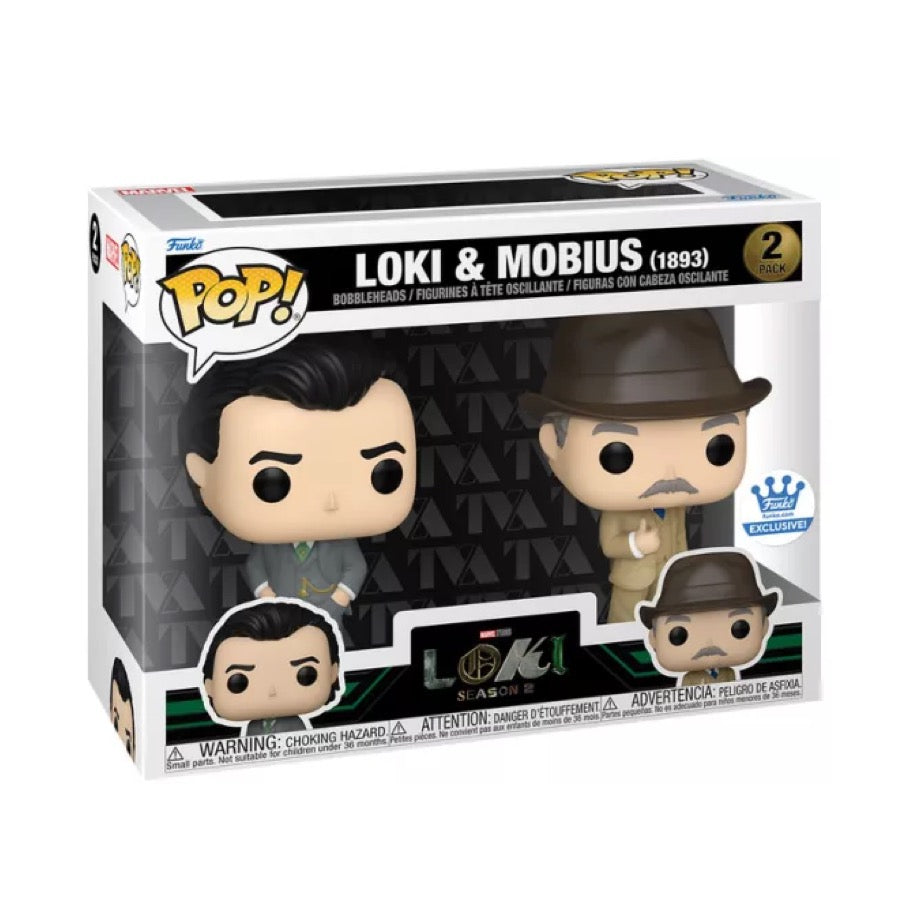 Funko Pop! Marvel - Loki & Mobius 2 Pack (Funko Exclusive)