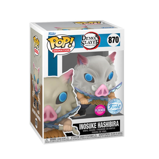 Funko Pop! Demon Slayer - Inosuke Flocked 870 (Special Edition)
