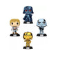 Funko Pop! Star Wars - Star Wars - Dark Vador, Luke Skywalker, C-3PO & Stormtrooper 4 Pack (Special Edition)
