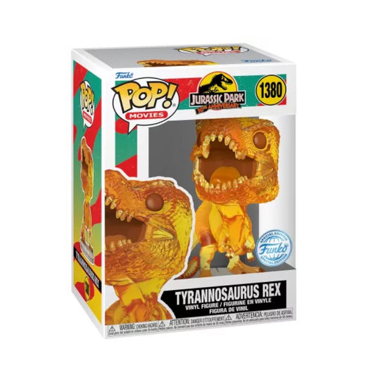 Funko Pop! Jurassic Park - Tyrannosaurus Rex (Amber) - Translucent (Special Edition)