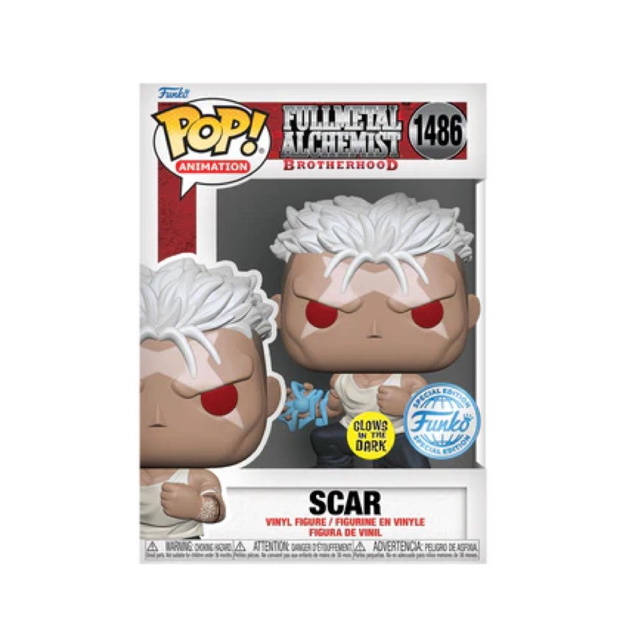 Funko Pop! Fullmetal Alchemist - Scar glow In The Dark 1486 (Special Edition)