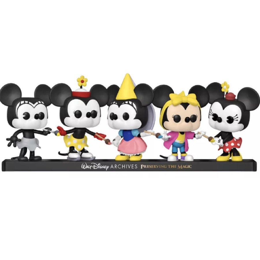 Funko Pop! Disney - Crazy Minnie - Minnie On Ice - Princess Minnie - Totally Minnie - Minnie 5 Pack (Amazon Exclusive)