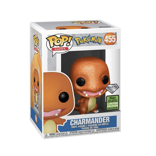 Funko Pop! Pokémon - Charmander Diamond 455 Spring Convention 2021 (Limited Edition)