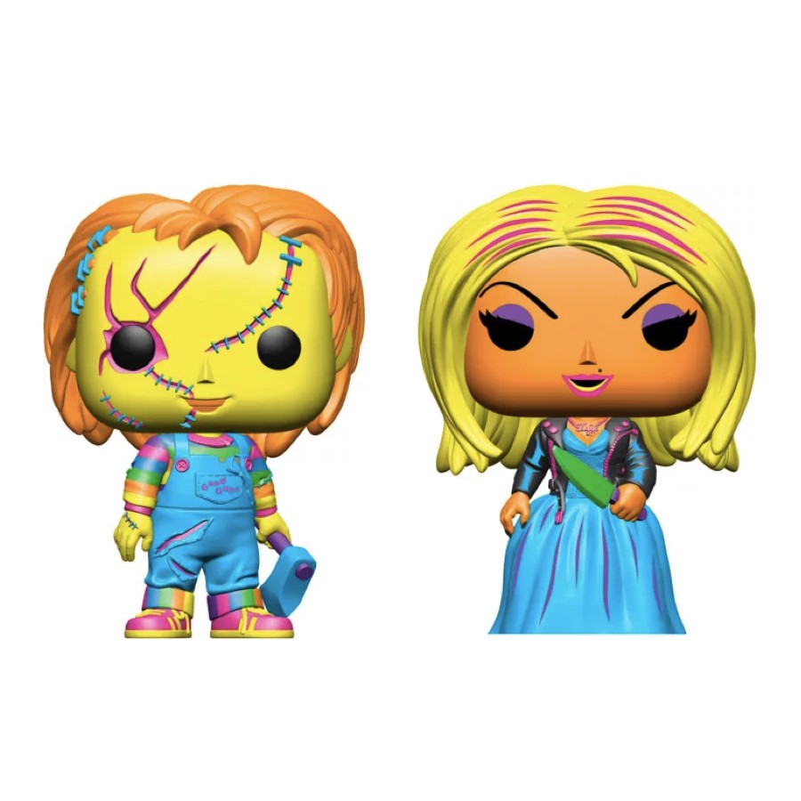 Funko Pop! Chucky - Chucky et Tiffany blacklight 2 Pack (Hot Topic Exclusive)