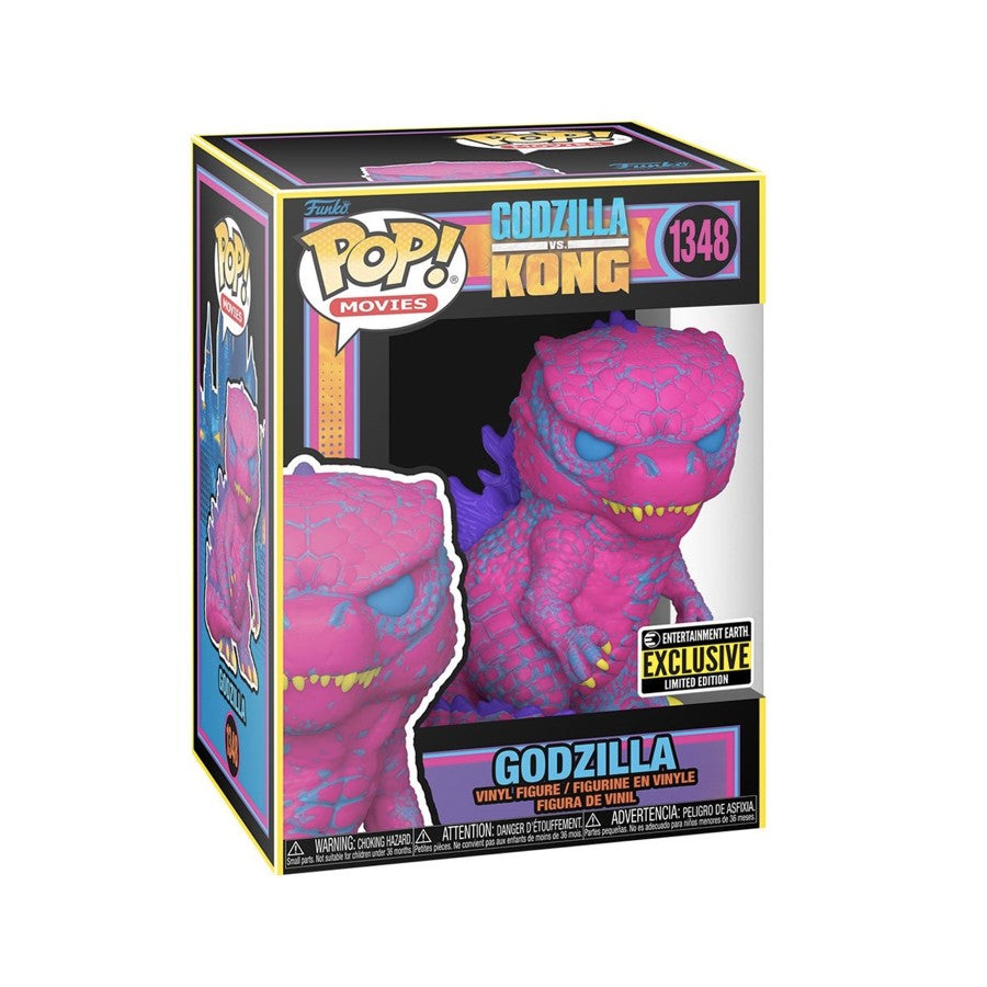 Funko Pop! Godzilla vs Kong - Godzilla Blacklight 1348 (Entertainment Earth Exclusive)