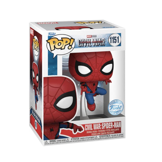 Funko Pop! Marvel - Civil War ; Spider-Man 1151 (Special Edition)