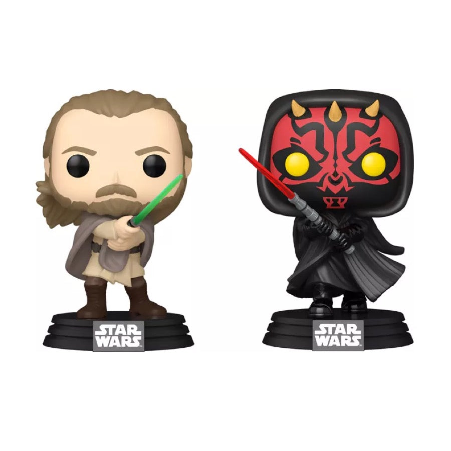 Funko Pop! Star Wars - Qui Gon Jinn & Darth Maul (Funko Exclusive)