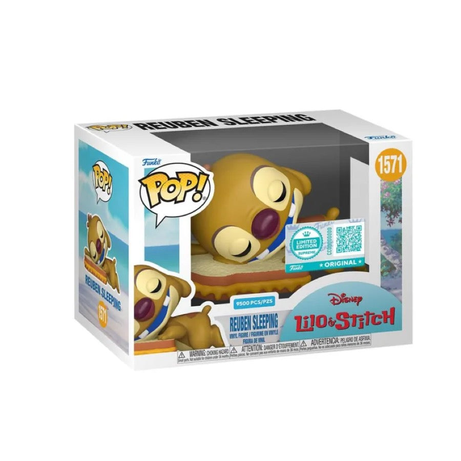 Funko Pop! Lilo & Stitch 1571 Reuben Sleeping Edition limitée 9500 pcs !