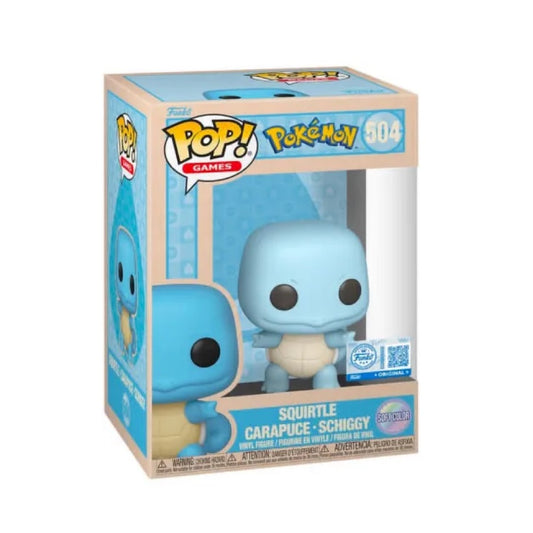Funko Pop! Pokemon - Squirtle Carapuce Soft Color 504 (Special Edition)