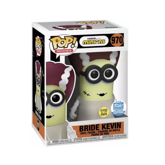 Funko Pop! Minions- !Bride Kevin glow in the dark 970 (Popcultcha Exclusive)