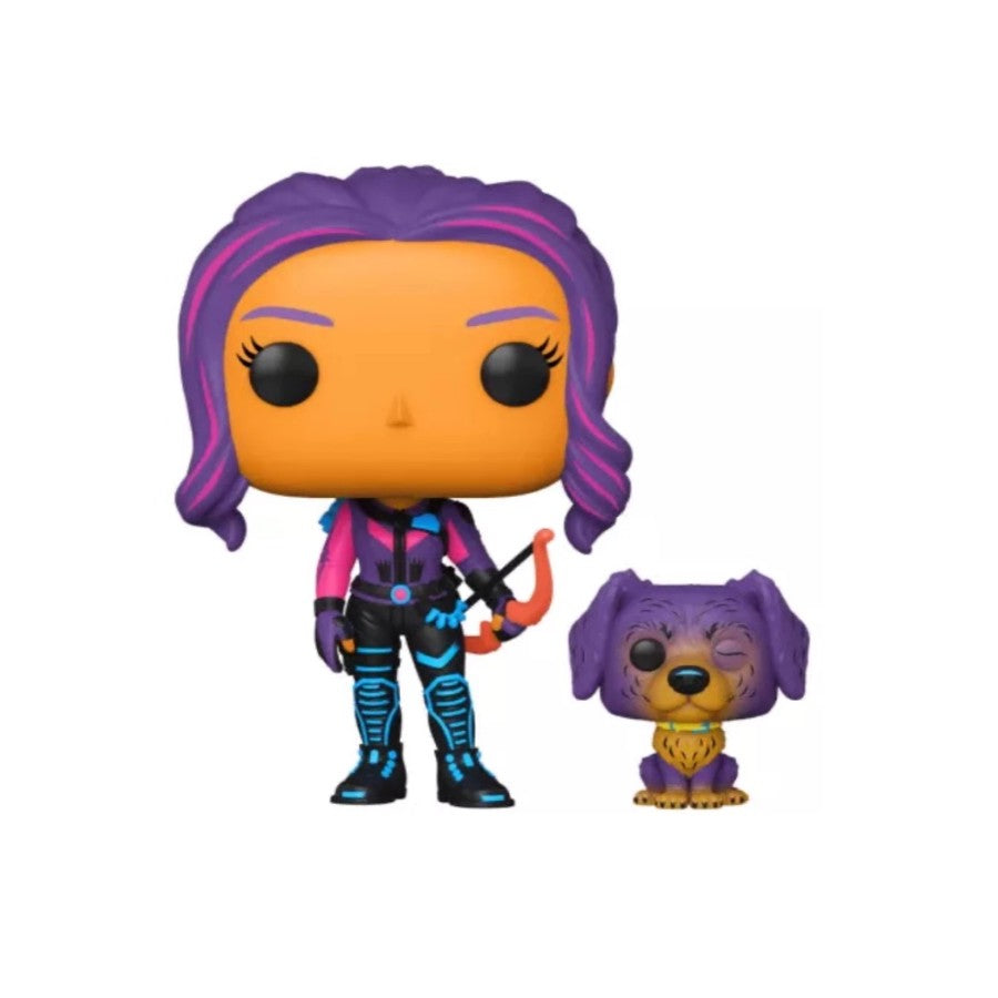 Funko Pop! Marvel Kate Bishop with lucky the pizza dog 1212 Glow in the dark (Special Edition)
