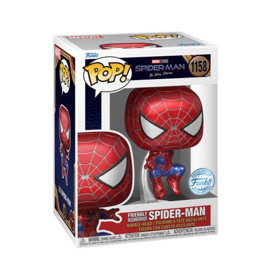 Funko Pop! Spider-Man - Friendly Neighborhood Spider-Man 1158 (Spécial édition)