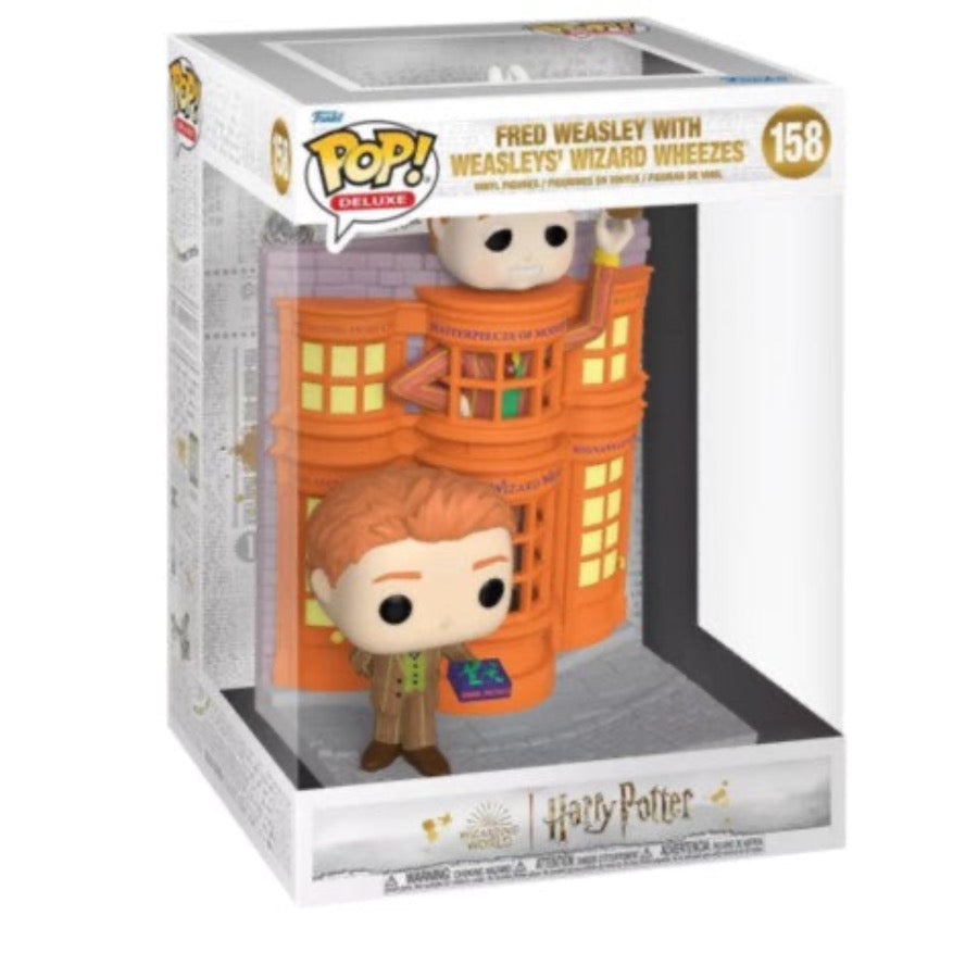 Funko Pop! Harry Potter - Fred Weasley with Weasleys' Wizard Wheezes Diagon Alley 158 Target Exclusive