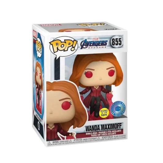 Funko Pop! Avengers Endgame Wanda Maximoff 855  Glows in the Dark, (Spécial Edition)