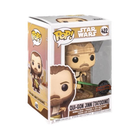 Funko Pop! Star Wars - Qui-Gon-Jinn(Tatooine) 422 (Special Edition)