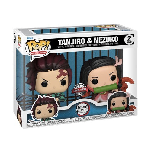 Funko Pop! Demon Slayer - Tanjiro & Nezuko 2 Pack (Special Edition)