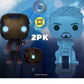 Funko Pop! Marvel - Morgan Stark & Tony Stark 2 Pack Glow In The Dark (Pop In A Box Exclusive)