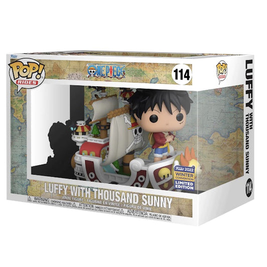Funko Pop! one Piece - Luffy With Thousand Sunny 114 Winter Convention 2022 (Limited Edition)