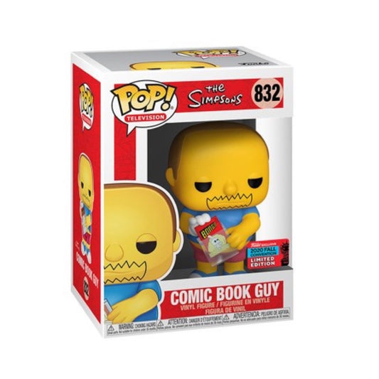 Funko Pop! The Simpsons Comic book Guy 832 Fall Convention 2020(Limited Edition)
