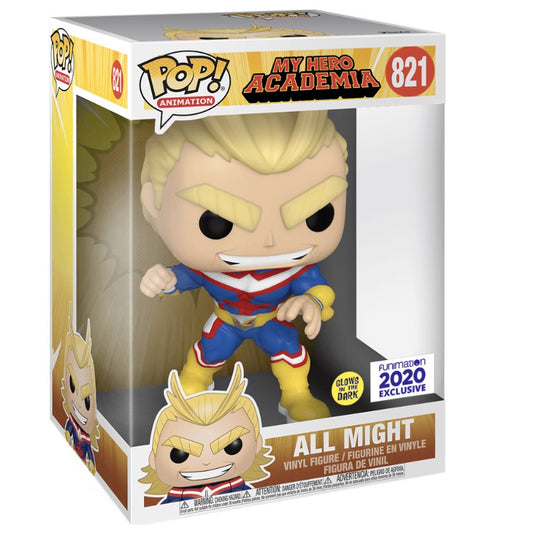 Funko Pop! My Hero Academia - All Might 10 Pouces Glow In The Dark 821 (Funimation 2021 Exclusive)