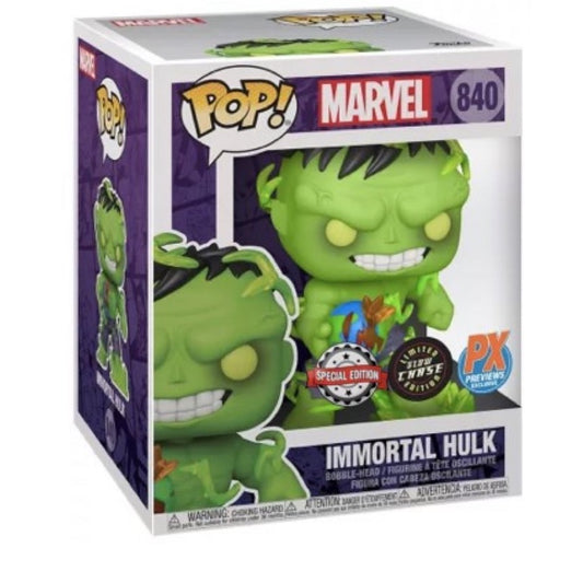 Funko Pop! Marvel - Immortal Hulk 840 Glow in The Dark Chase Px Exclusive)  (Special Edition)
