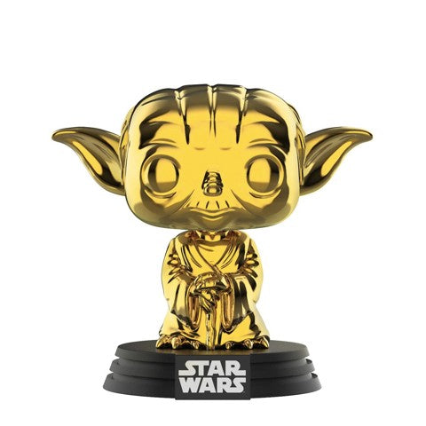 Funko Pop! Star Wars - Yoda Chrome 124 (Galactic Convention 2019 Exclusive)