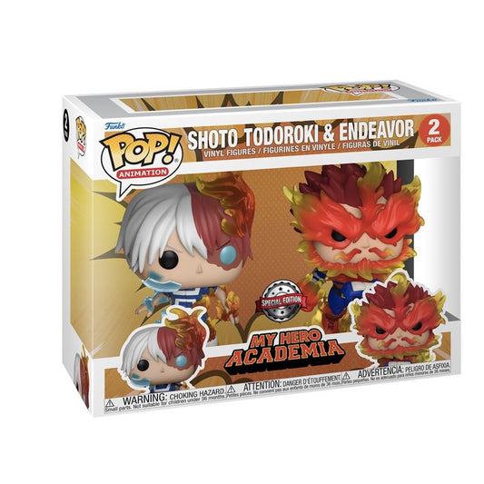Funko Pop! My Hero Academia - Shoto Todoroki & Endeavour 2 Pack (Special Edition)