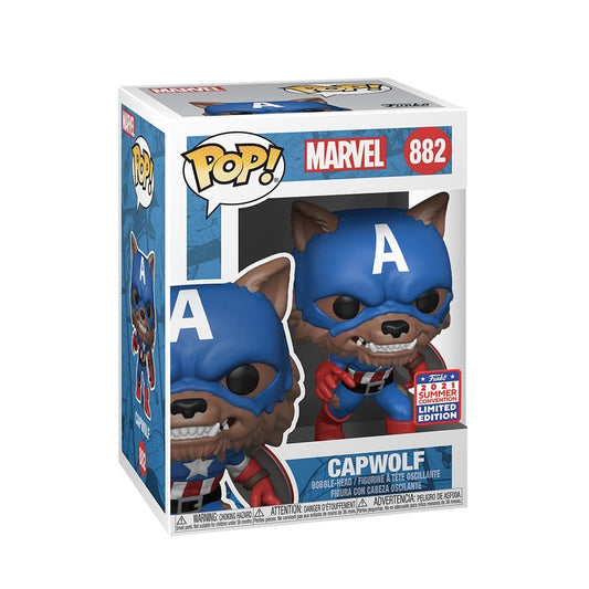 Funko Pop! Marvel - Capwolf 882 Summer Convention 2021 (Limited Edition)