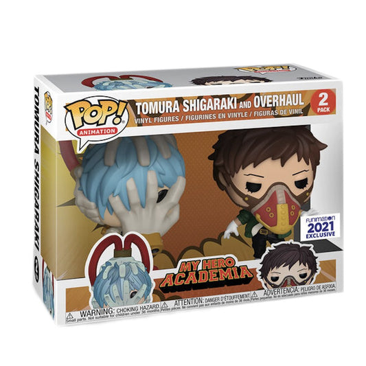 Funko Pop! My Hero Academia - Tomura Shigaraki And Overhaul 2 Pack (Funimation 2021 Exclusive)